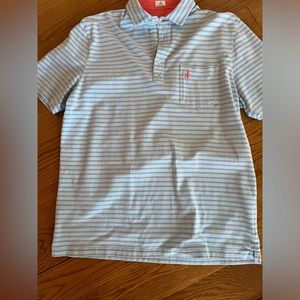Johnnie-O Hanging Out Polo LARGE GUC SFPF